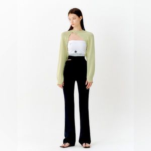 YUSE cut out black pants